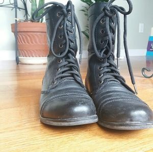 Steve Madden combat boots